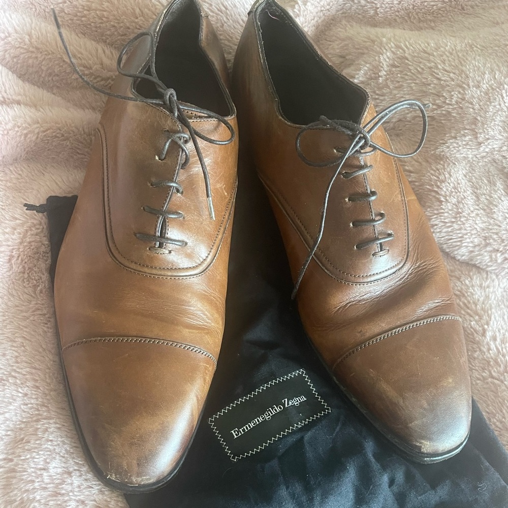 Ermenegildo Zegna Mens Shoes Size 10